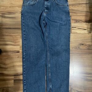 Wrangler Blue Straight Jeans Classic Denim